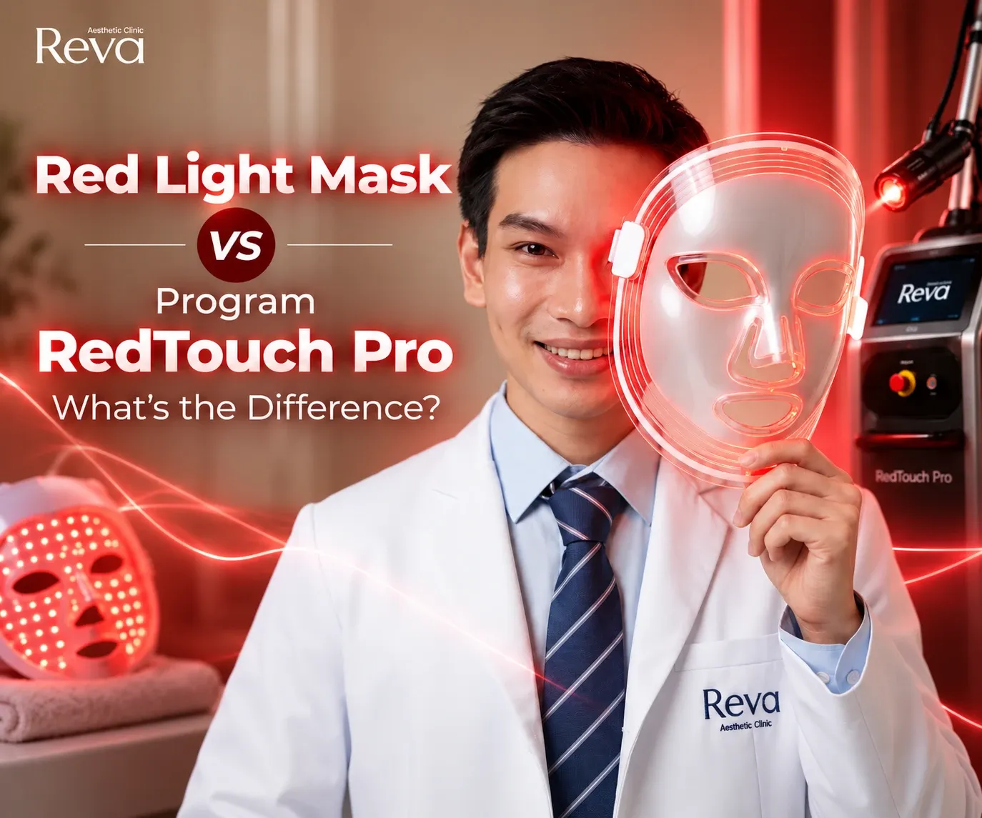 Red Light Mask vs  RedTouch Pro