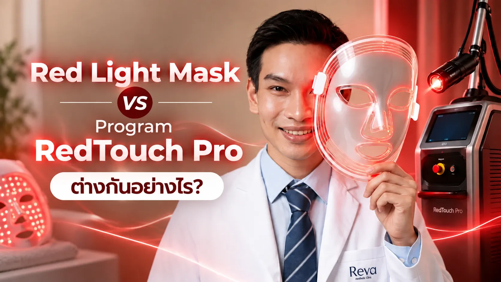 Red Light Mask vs  RedTouch Pro