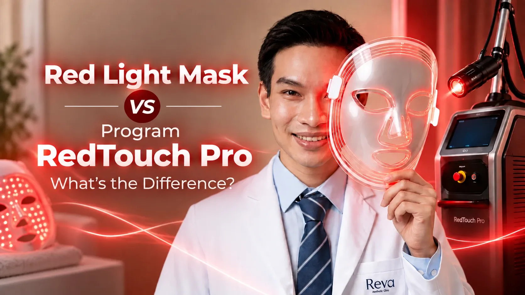 Red Light Mask vs Program RedTouch Pro