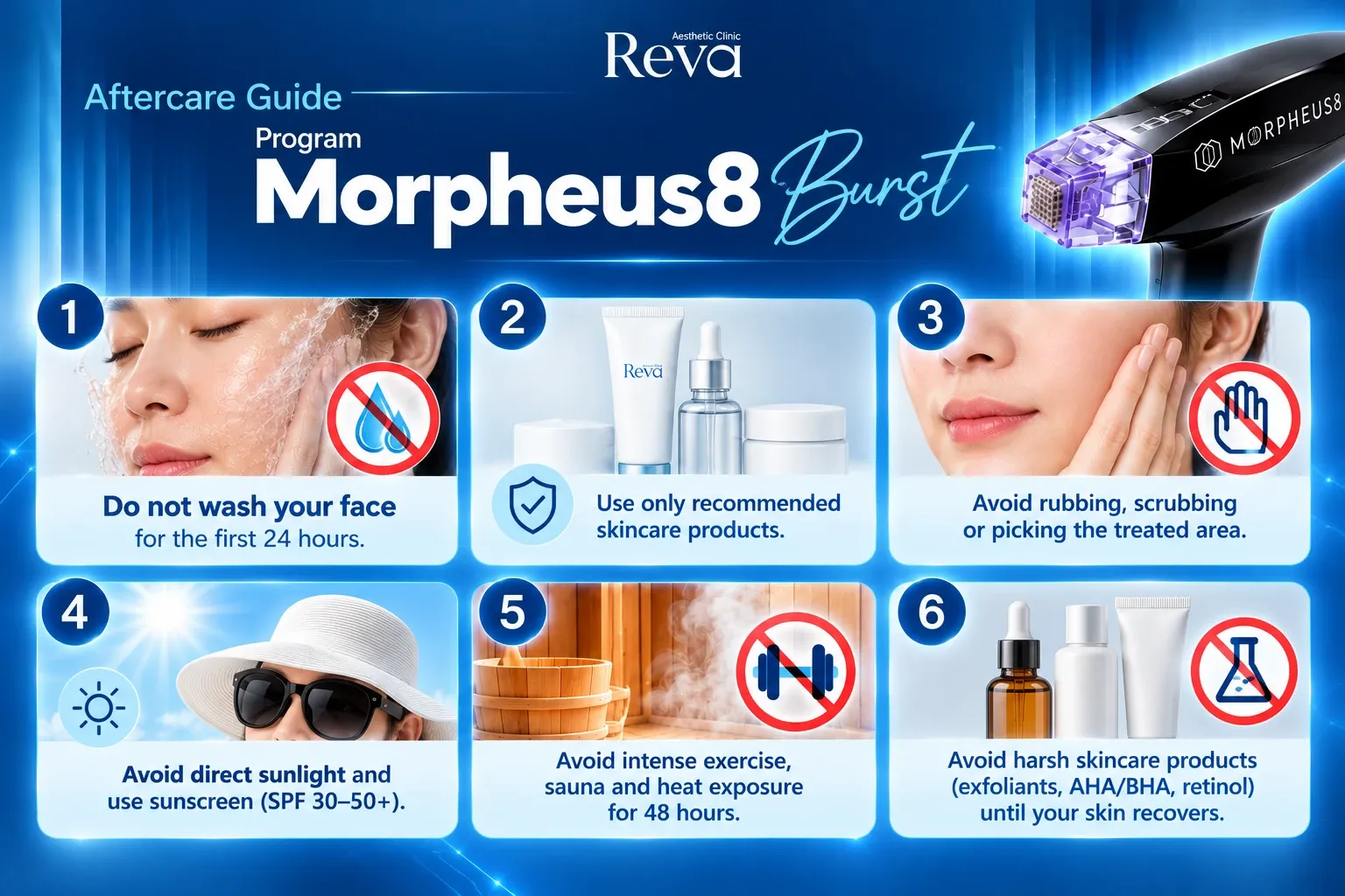 Aftercare Instructions for Program Morpheus8 Burst